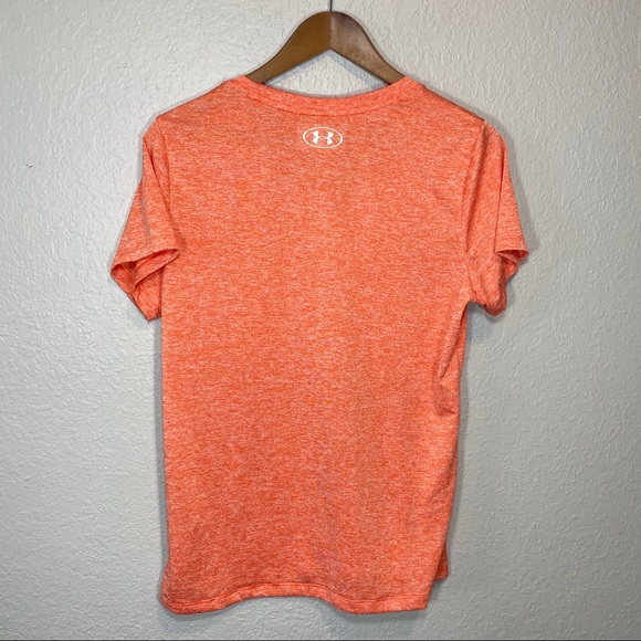 Under Armour | Vneck Peach Heat Gear Tee - Picture 3 of 4